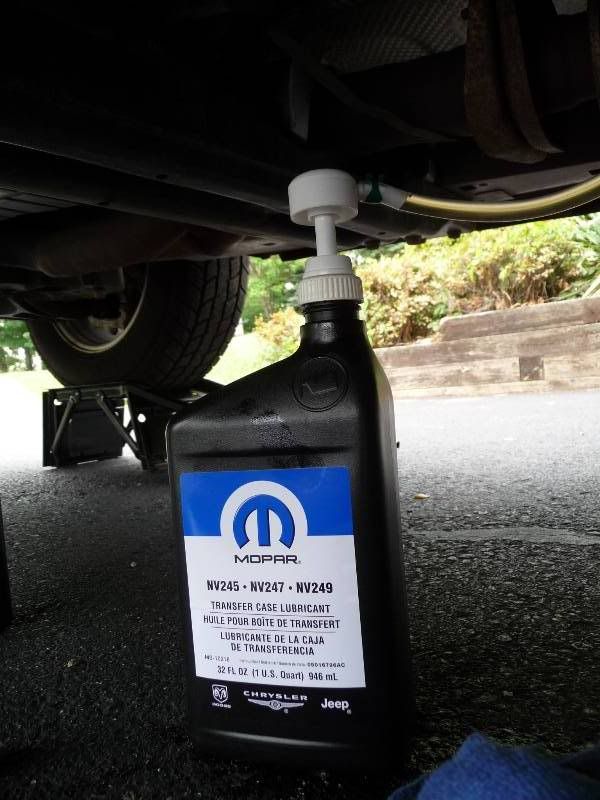 What color is jeep transfer case fluid